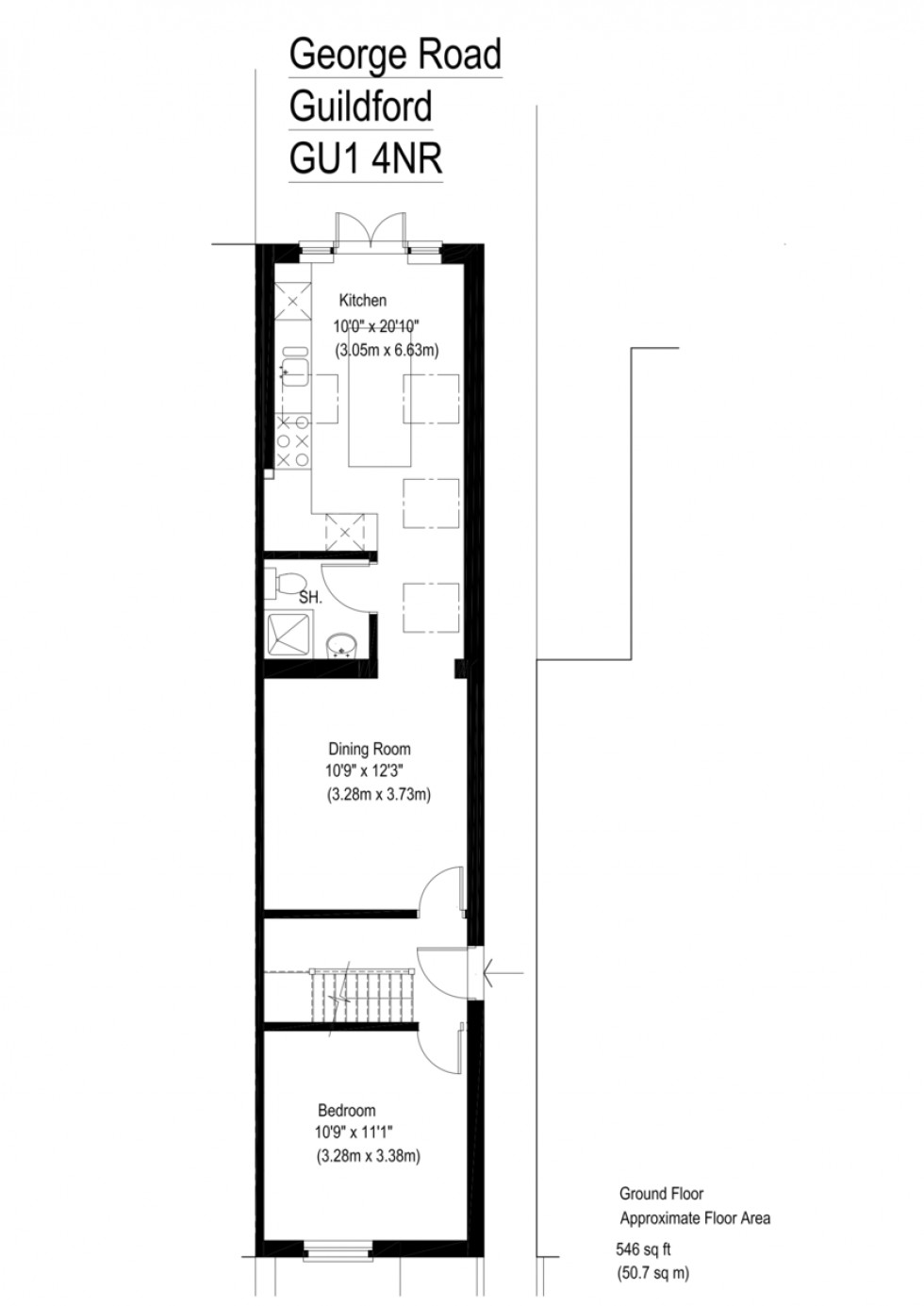 Floorplan for George Road, Guildford