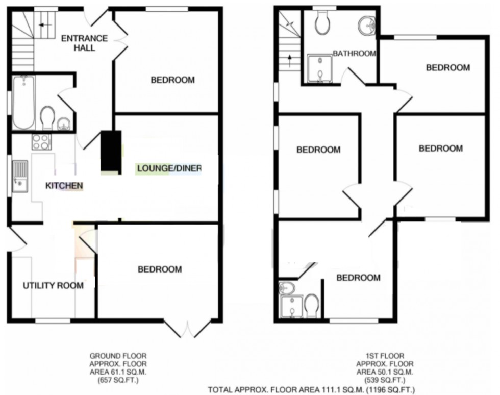 Floorplan for Southway, Guildford