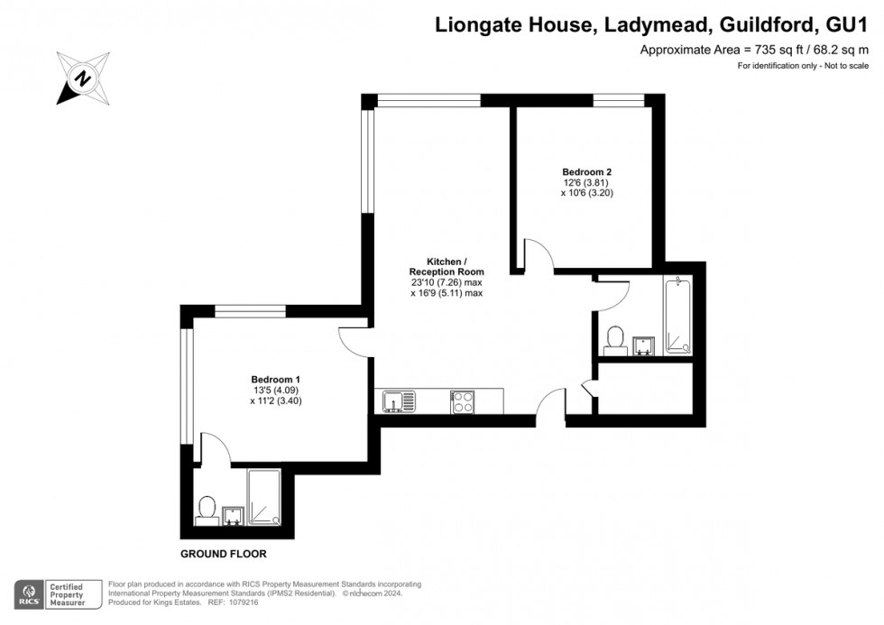 Floorplan for Lionsgate House