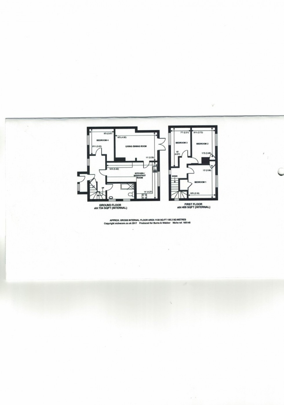 Floorplan for The Oval, Guildford